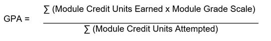GPA GPA Formula